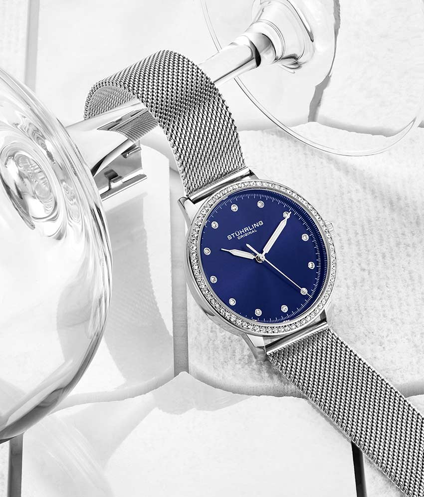 Blue Dial / Silver Case / Silver Band