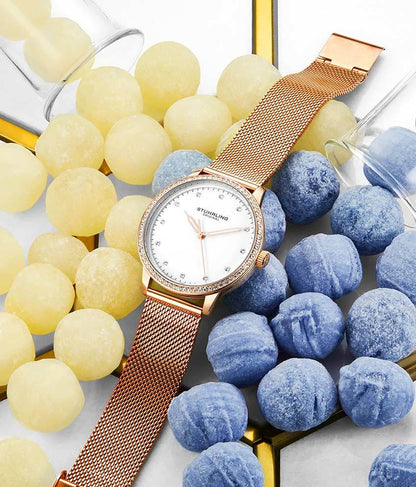 White Dial / Rose Case / Rose Band