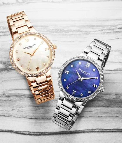 Silver Dial / Rose Case / Rose Band