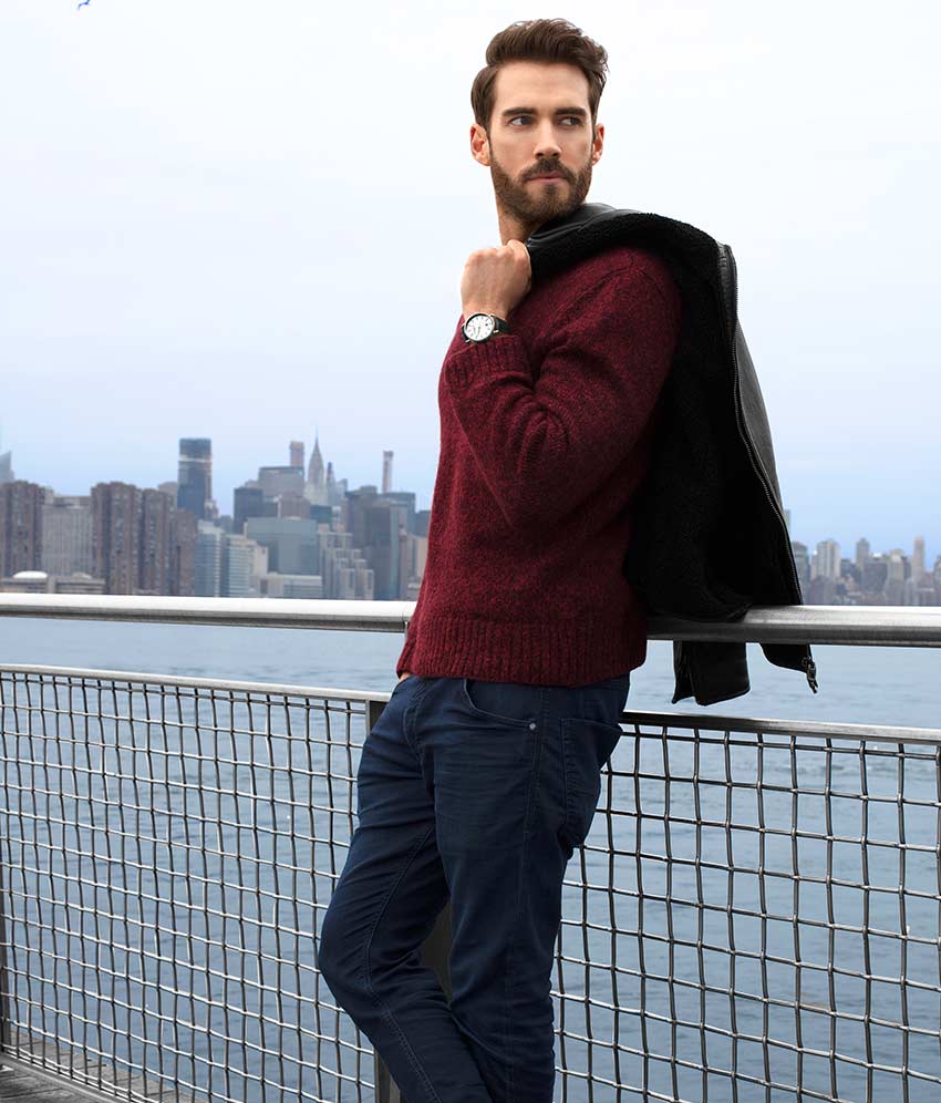 Silver Dial / Silver Case / Black Band