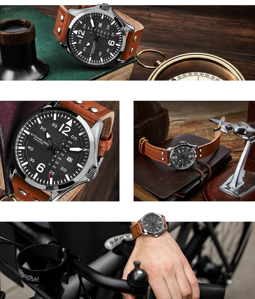 Maritimer 935.04, Aviator 3916.2, Signature Pen, and Watch Tool Kit