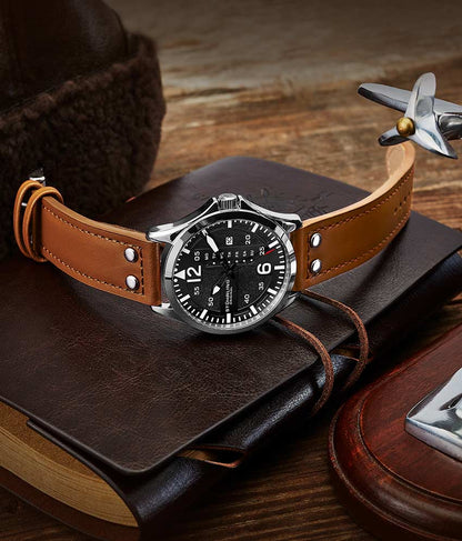 Aeronaut 44mm Aviator, Cabaletta Quartz 42mm, and Fqbi Watches Signature Pen