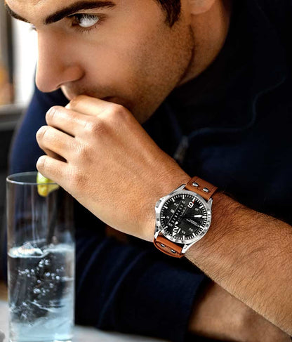 Aeronaut 44mm Aviator, Cabaletta Quartz 42mm, and Fqbi Watches Signature Pen