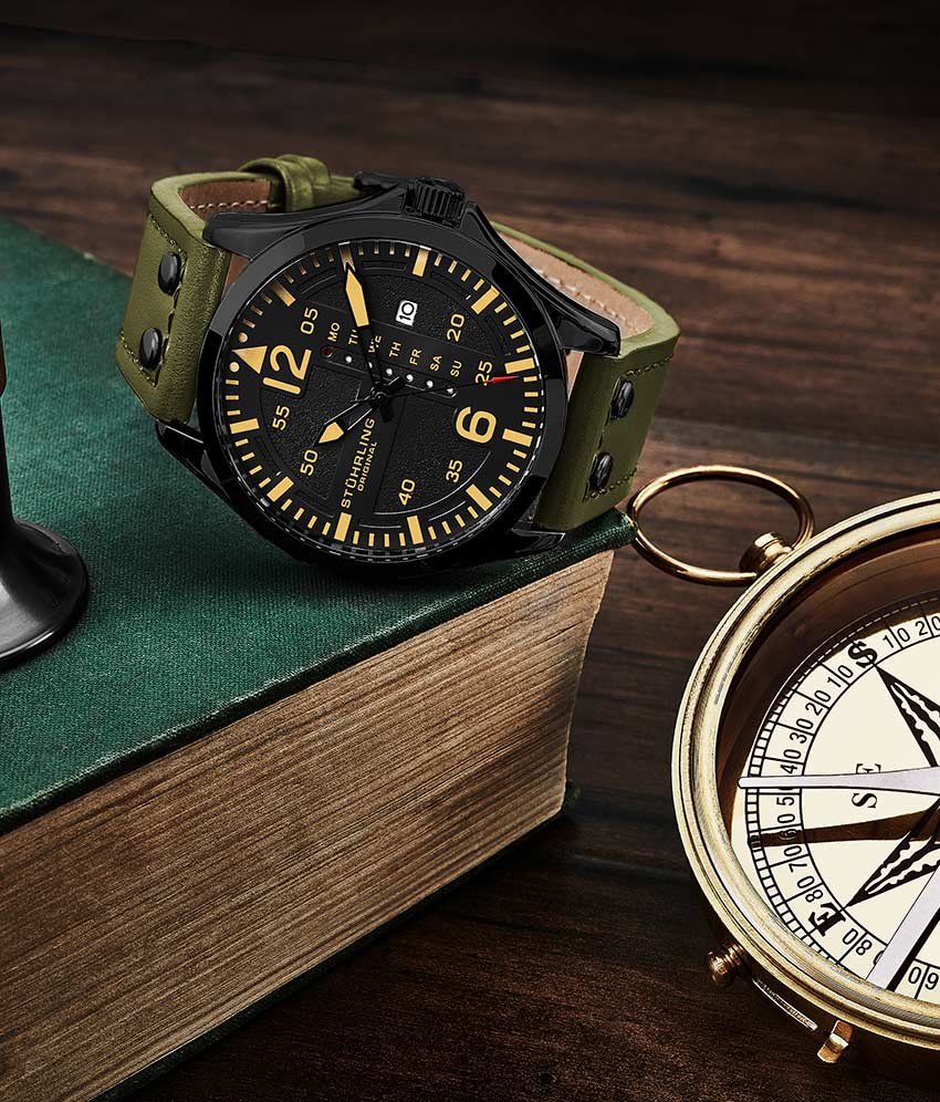 Aviator 3916.3 and 929.01, Signature Pen, and Watch Tool Kit