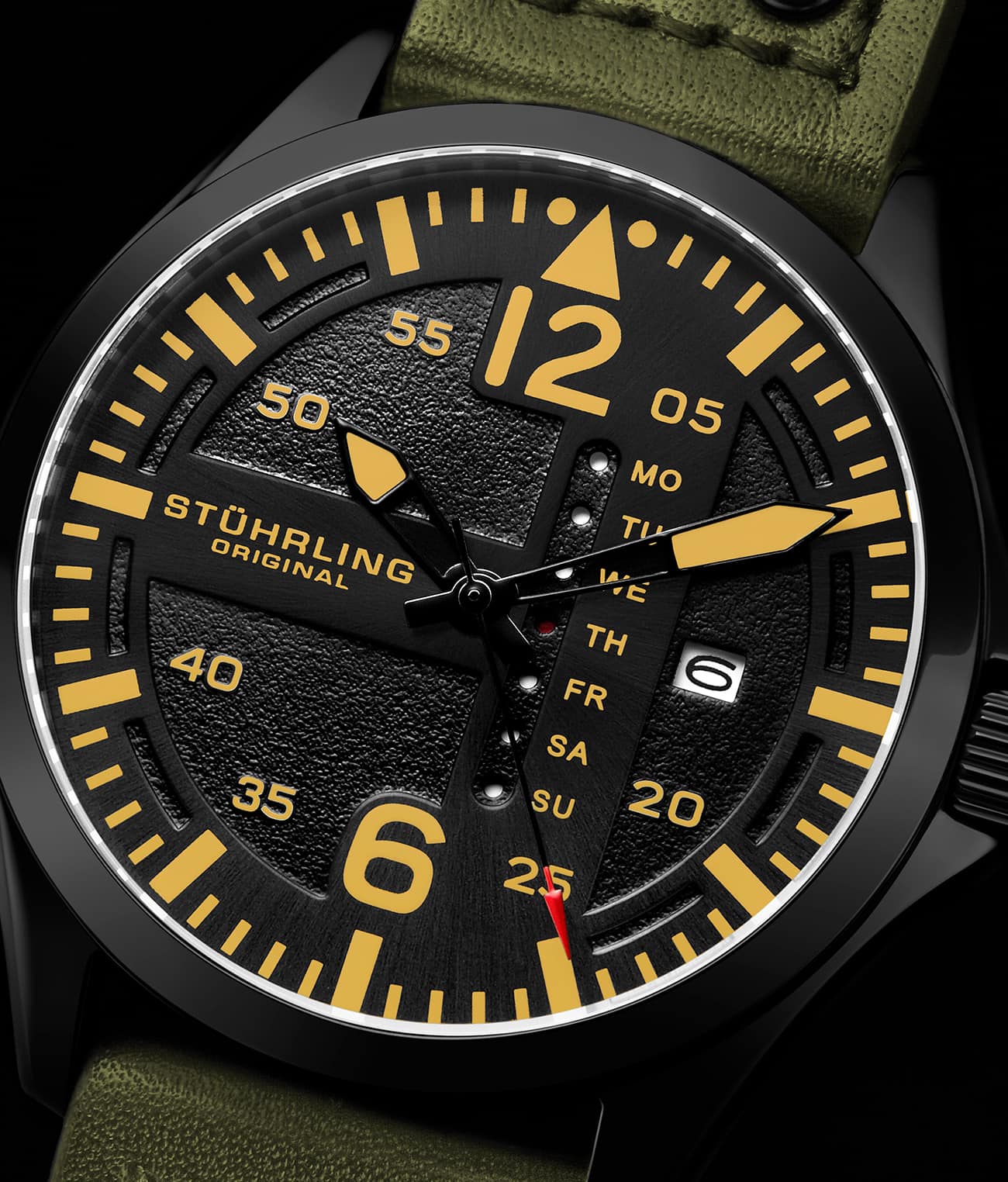 Aeronaut 44mm Aviator, Volda 45mm Aviator, and Fqbi Watches Signature Pen