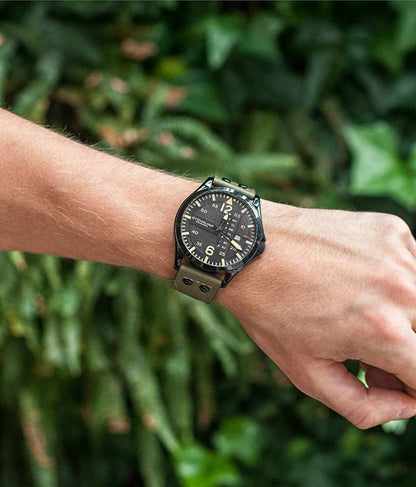 Aeronaut 44mm Aviator, Volda 45mm Aviator, and Fqbi Watches Signature Pen