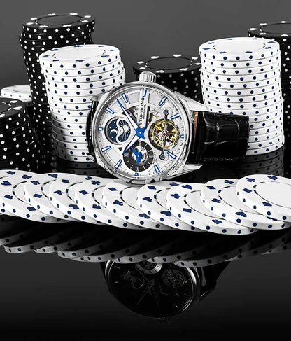 Silver Dial / Silver Case / Black Band