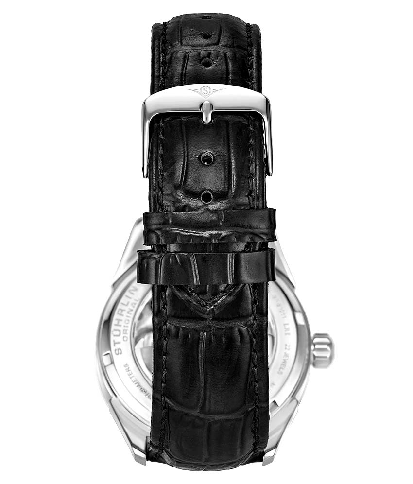 Black Dial / Silver Case / Black Band