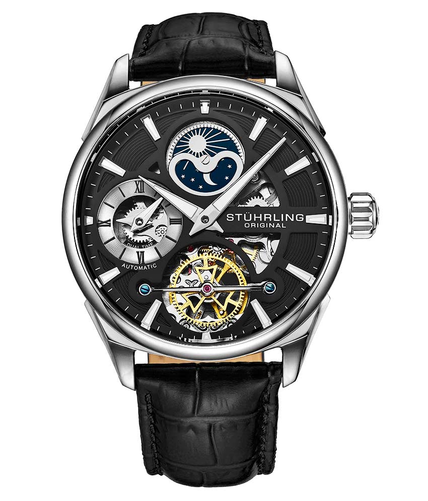 Black Dial / Silver Case / Black Band