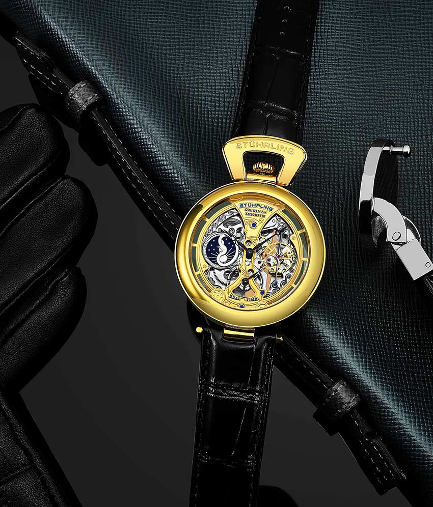 Gold Dial / Gold Case / Black Band