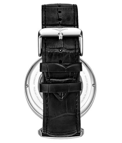 Silver Dial / Silver Case / Black Band