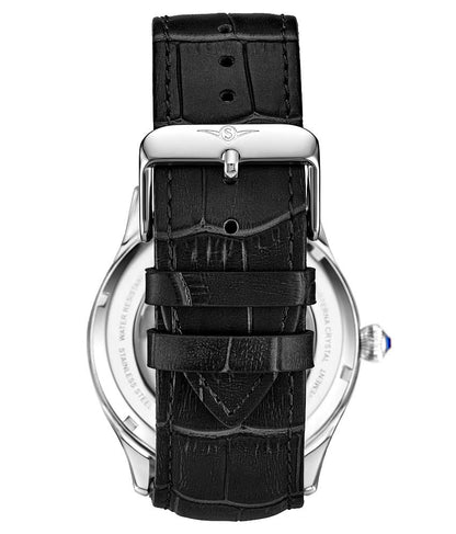 Black Dial / Silver Case / Black Band