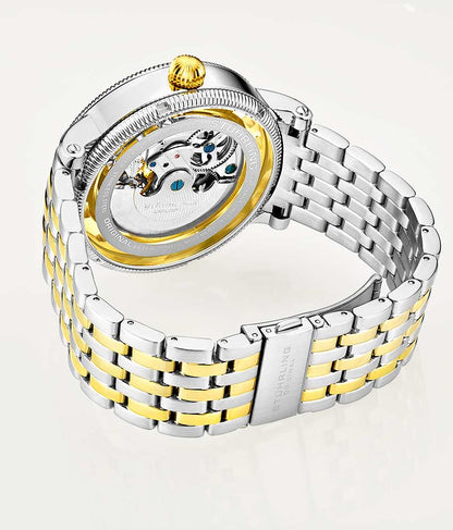 Gold Dial / Silver Case / Gold Band
