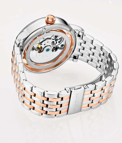 Rose Dial / Silver Case / Rose Band