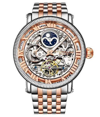 Rose Dial / Silver Case / Rose Band