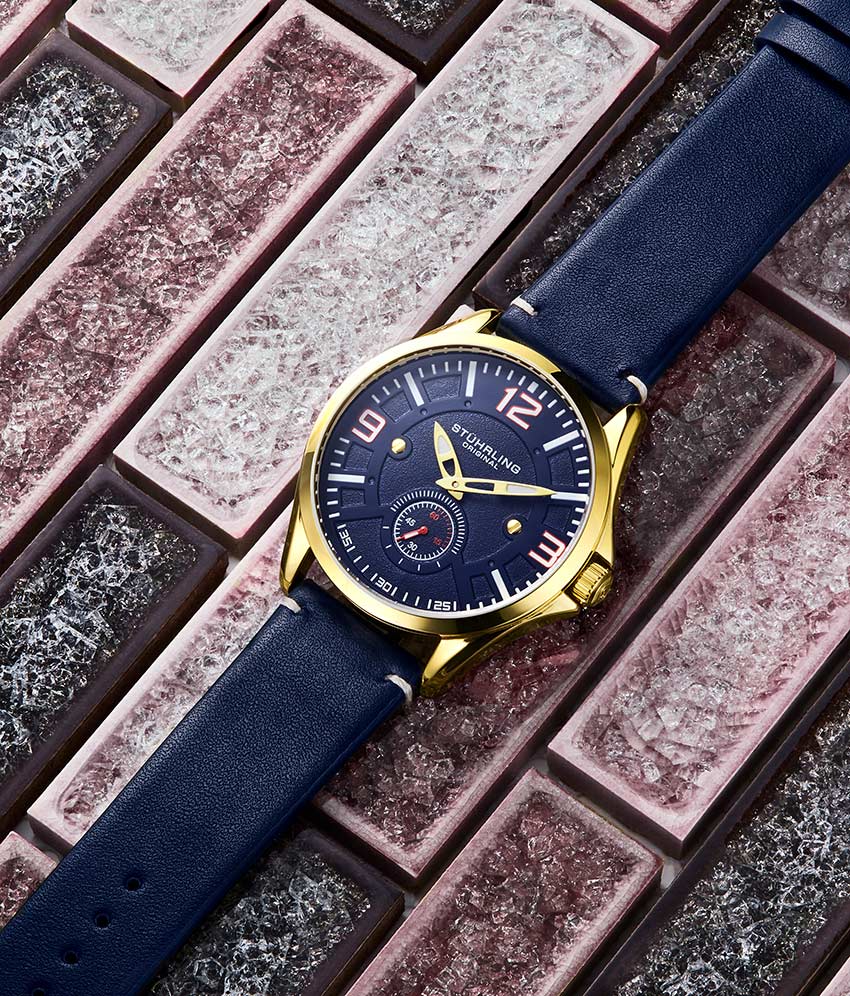 Blue Dial / Gold Case / Blue Band