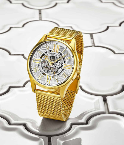 Silver Dial / Gold Case / Gold Band