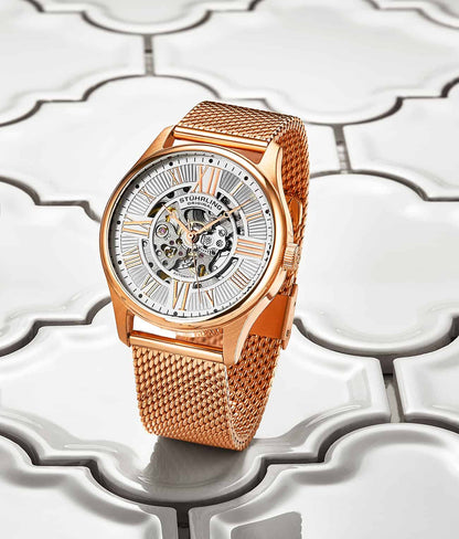 Silver Dial / Rose Case / Rose Band