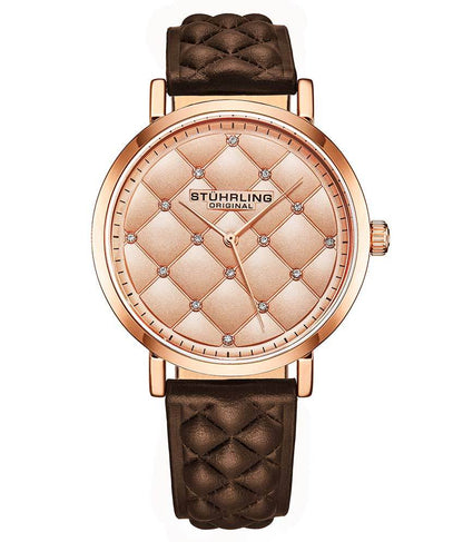 Rose Dial / Rose Case / Brown Band