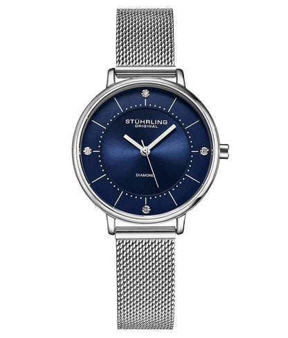 Blue Dial / Silver Case / Silver Band