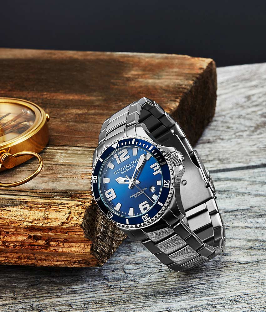 Blue Dial / Silver Case / Silver Band