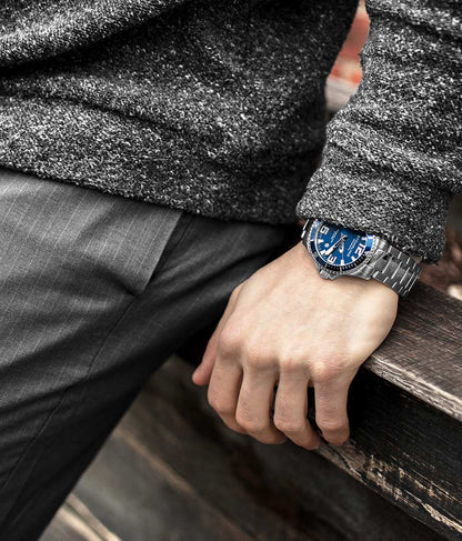 Blue Dial / Silver Case / Silver Band