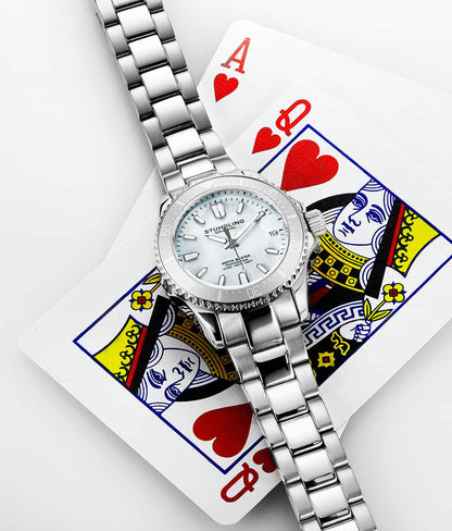 Silver Dial / Silver Case / Silver Stainless Steel Bracelet Silver Deployant Buckle