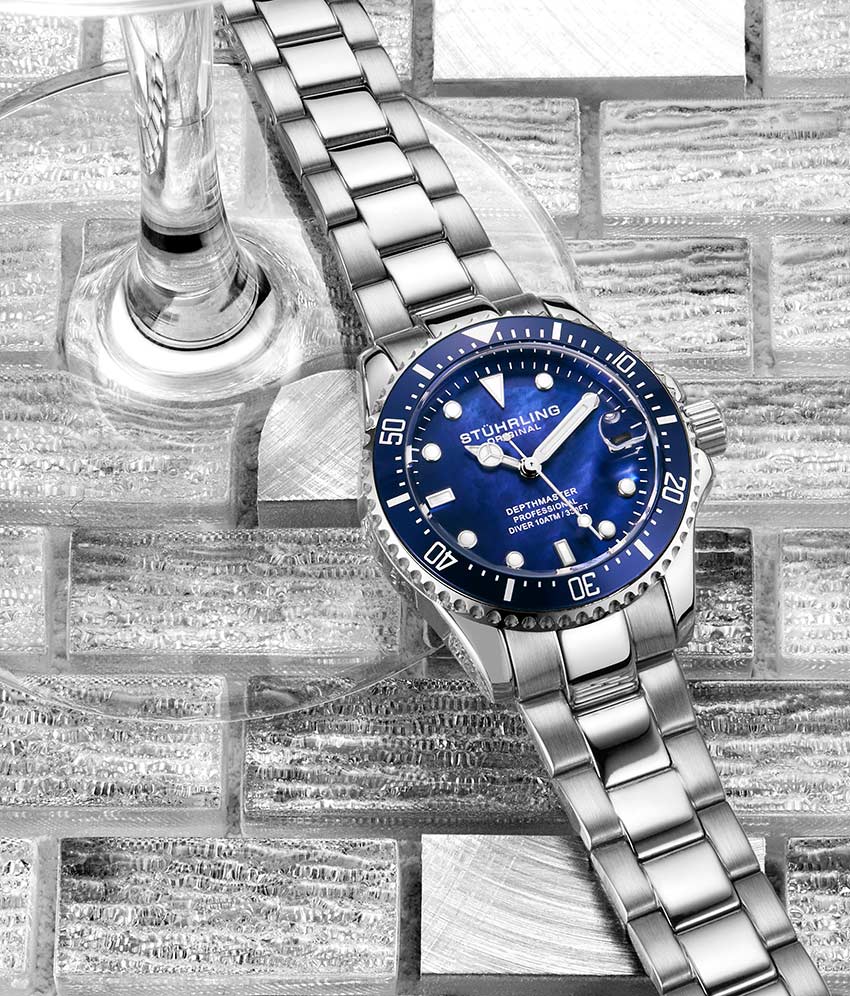 Blue Dial / Silver Case / Silver Band