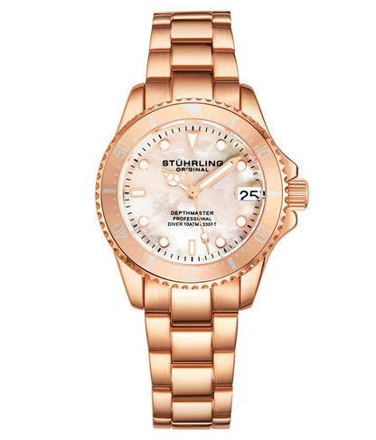 White Dial / Rose Case / Rose Band