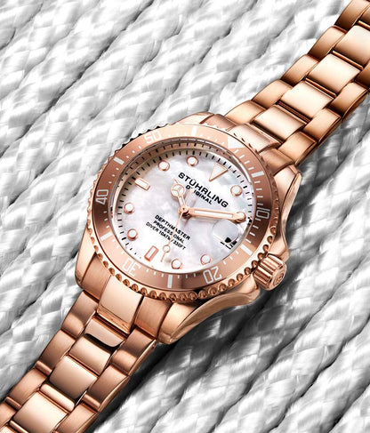 White Dial / Rose Case / Rose Band