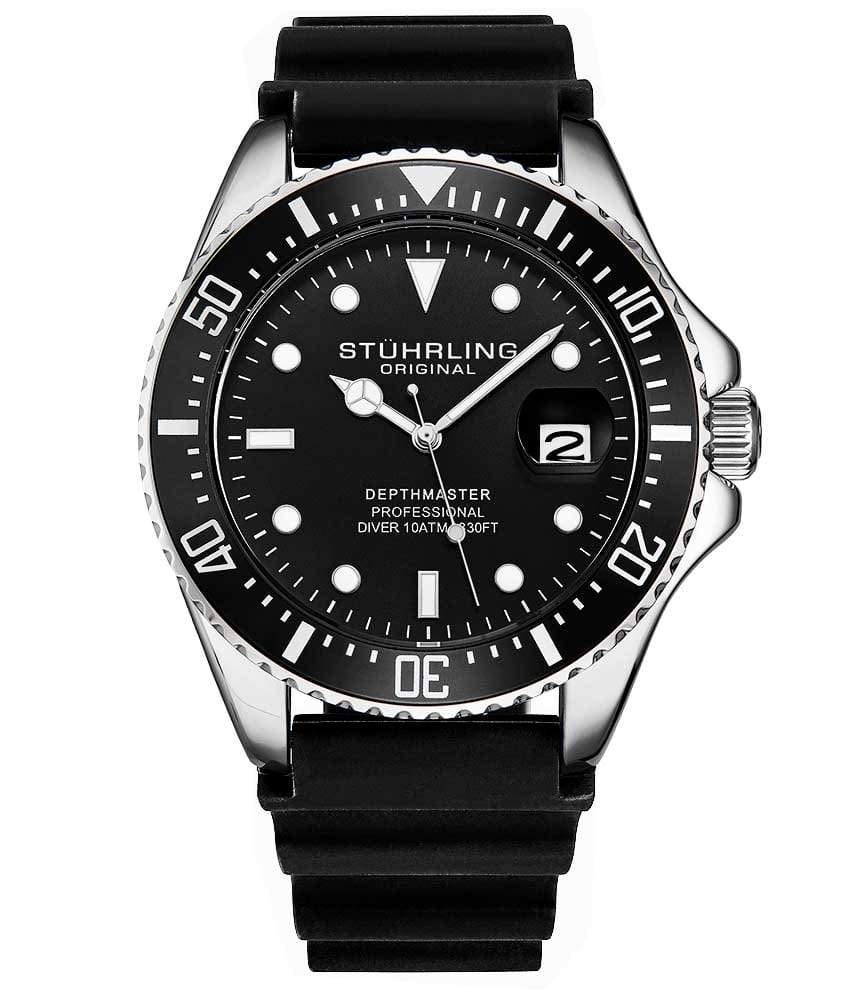 Black Dial / Silver Case / Black Band