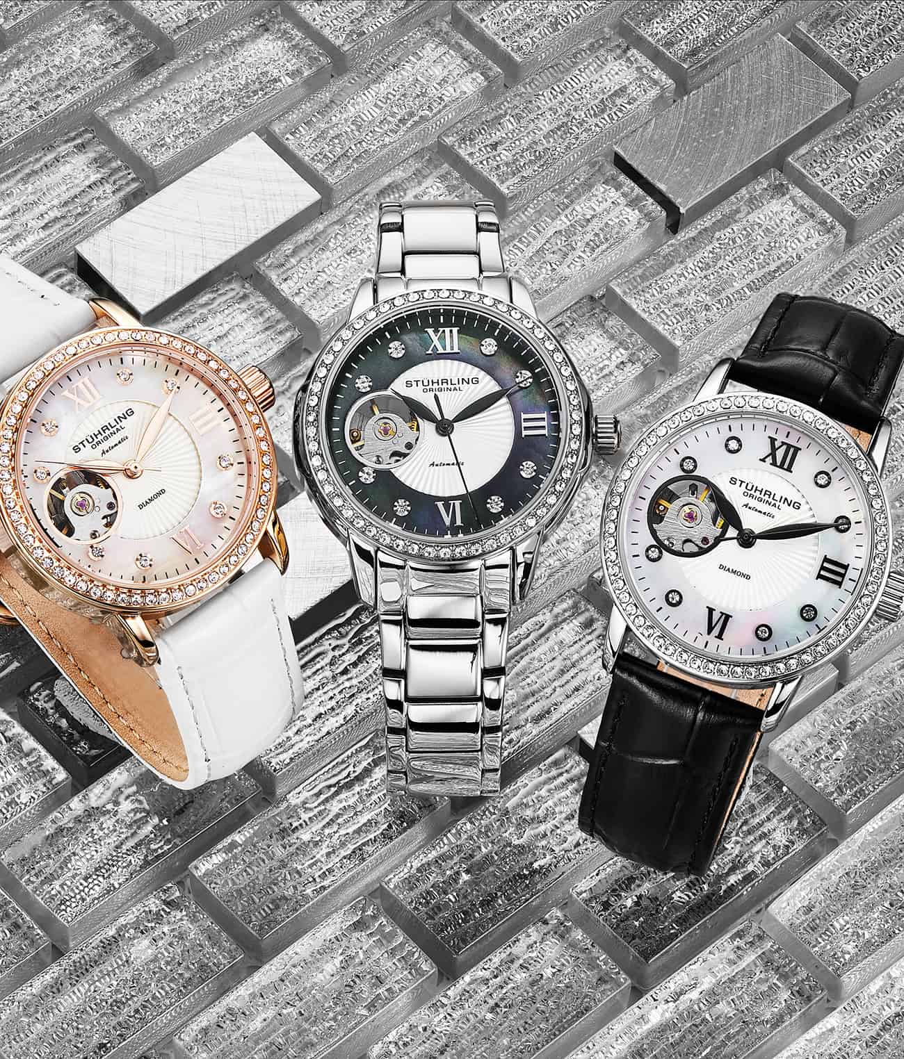 Green Dial / Silver Case / Silver Band