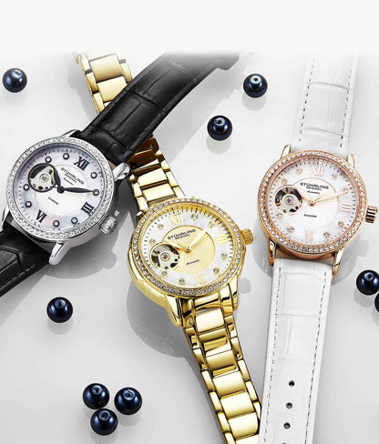 Silver Dial / Gold Case / Gold Band