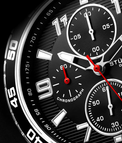 Black Dial / Silver Case / Silver Band