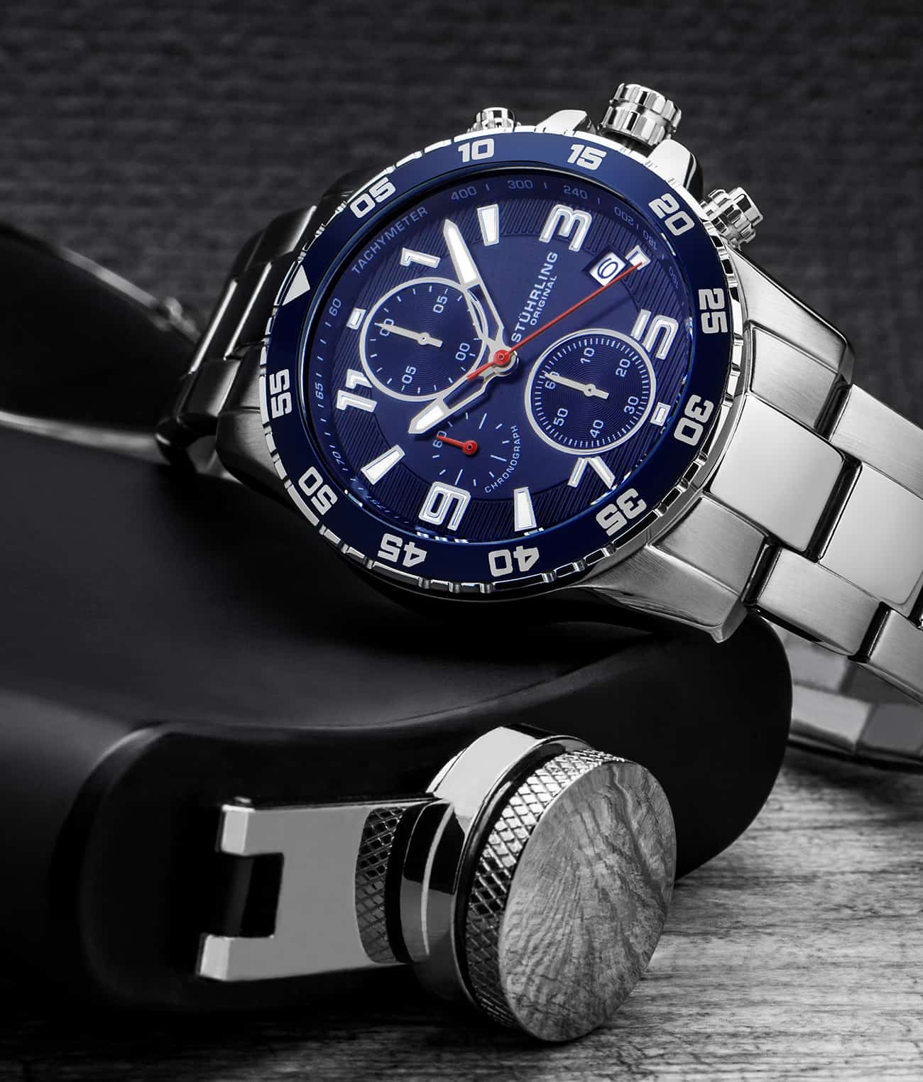 Blue Dial / Silver Case / Silver Band