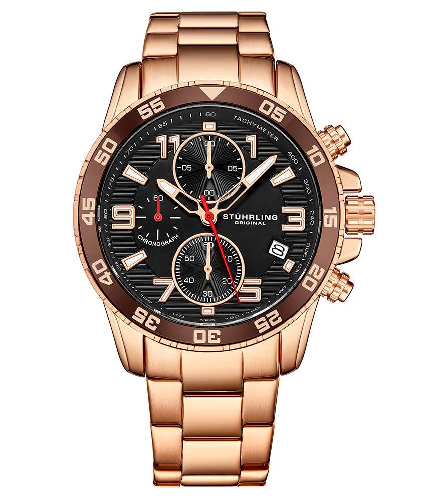 Black Dial / Rose Case / Rose Band