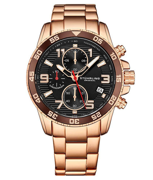 Black Dial / Rose Case / Rose Band