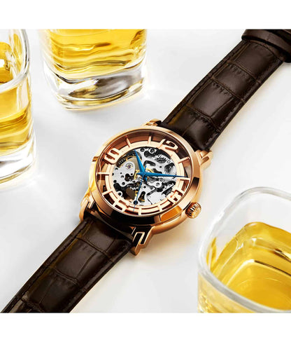 Gold Dial / Gold Case / Brown Band