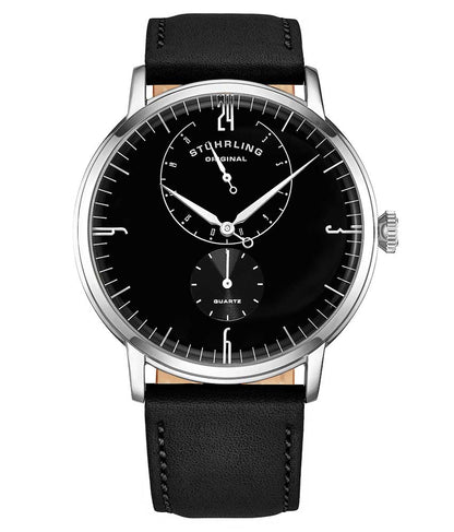 Black Dial / Silver Case / Black Band