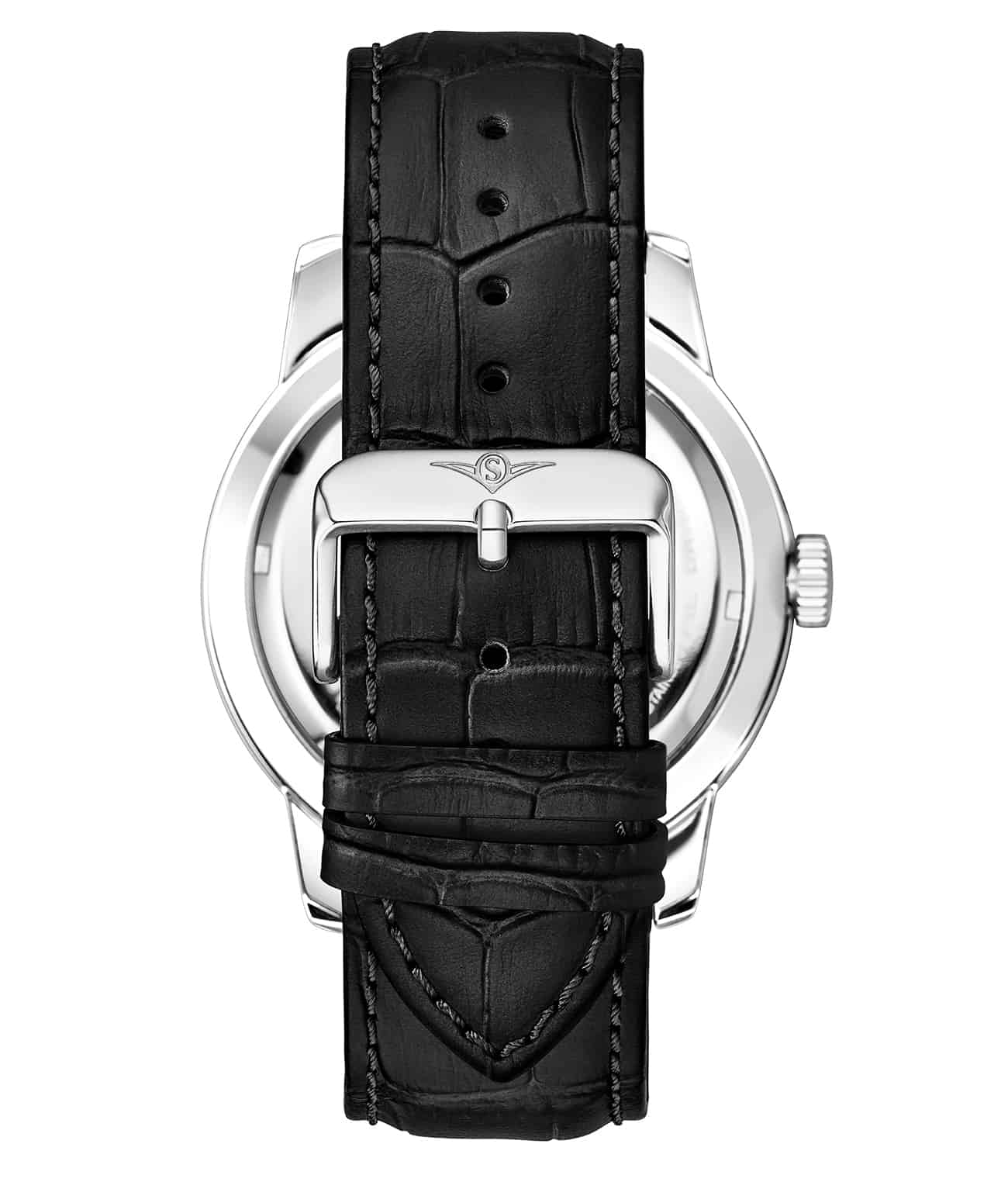 Black Dial / Silver Case / Black Band