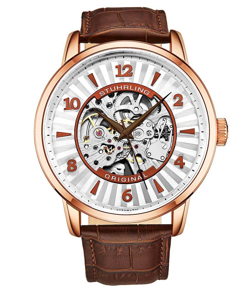 Rose Dial / Rose Case / Brown Band