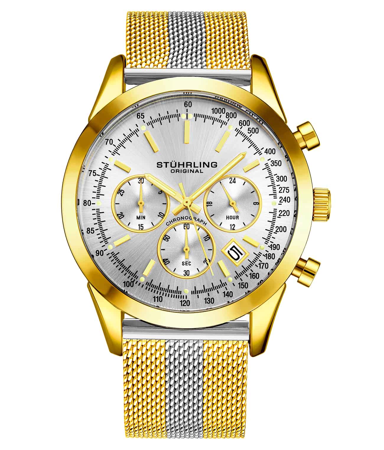 Rialto 3975L Quartz 44mm Chronograph