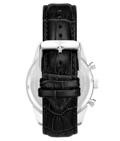 Black Dial / Silver Case / Black Band