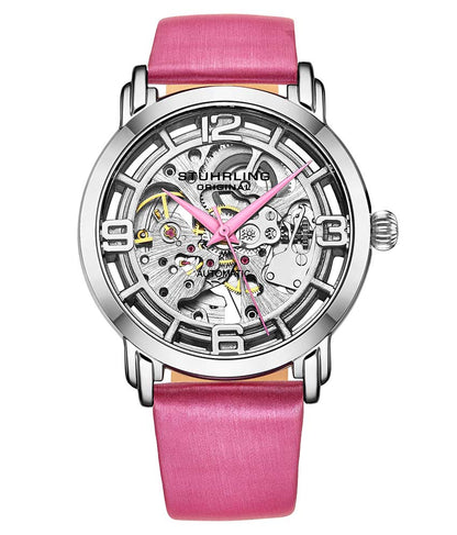 Silver Dial / Silver Case / Pink Band