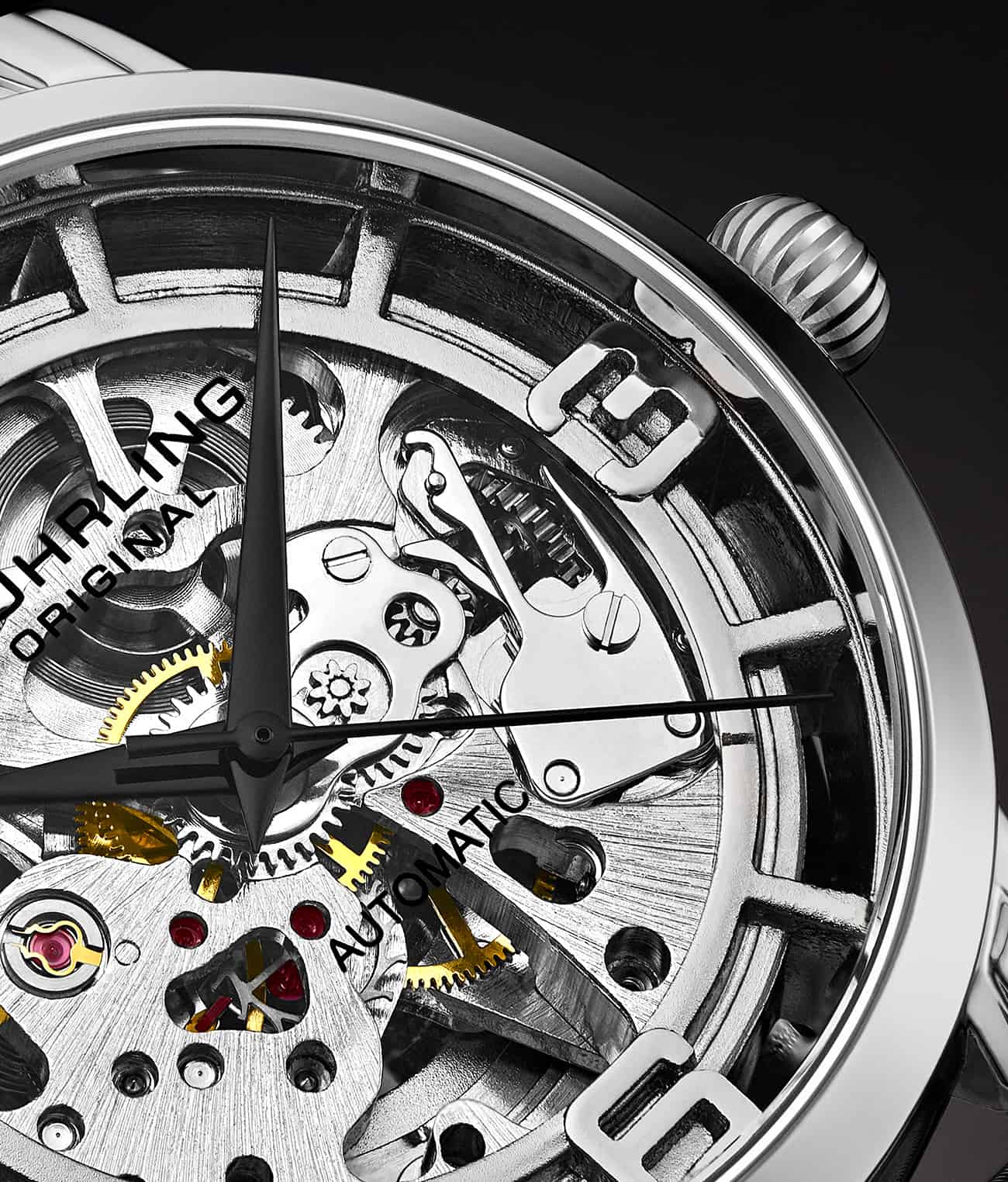 Silver Dial / Silver Case / Black Band