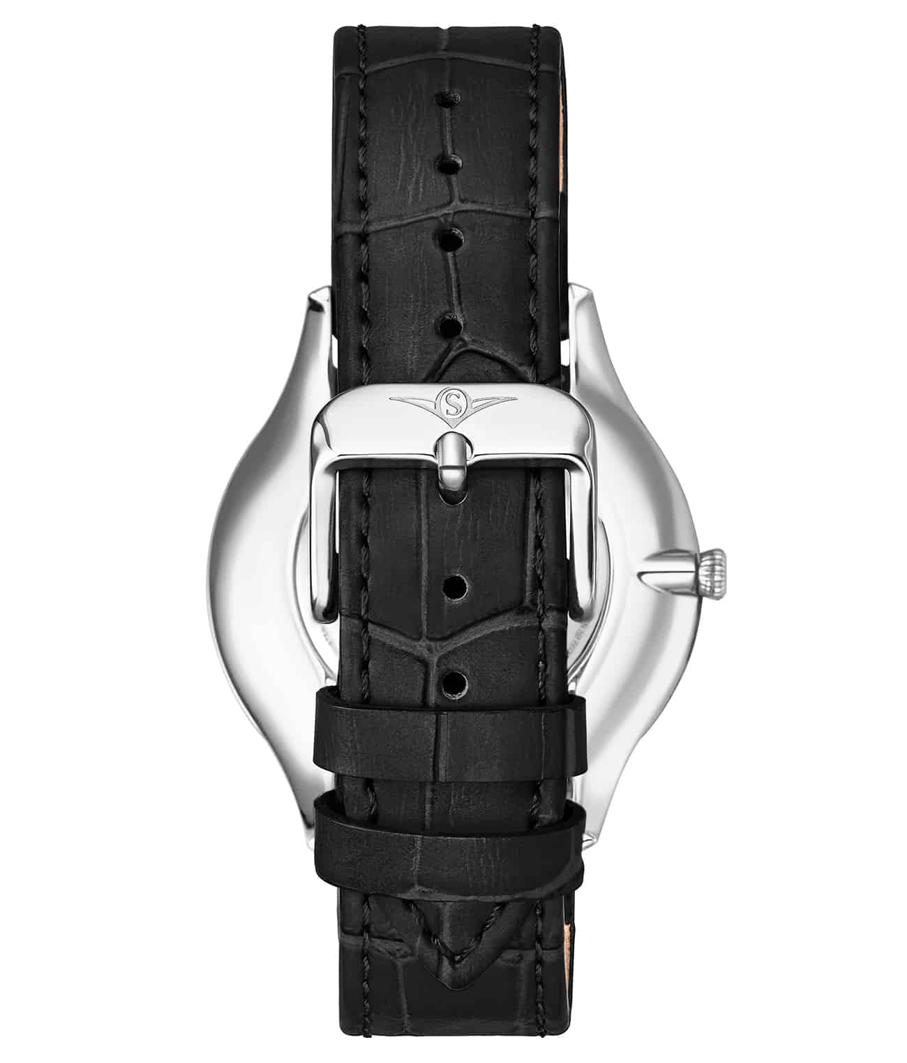 Silver Dial / Silver Case / Black Band