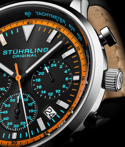 Black Dial / Silver Case / Black Band