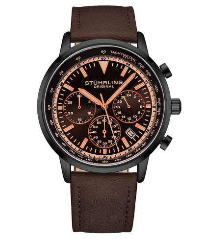 Dark Brown Dial / Black Case / Dark Brown Band