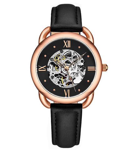 Black Dial / Rose Case / Black Band