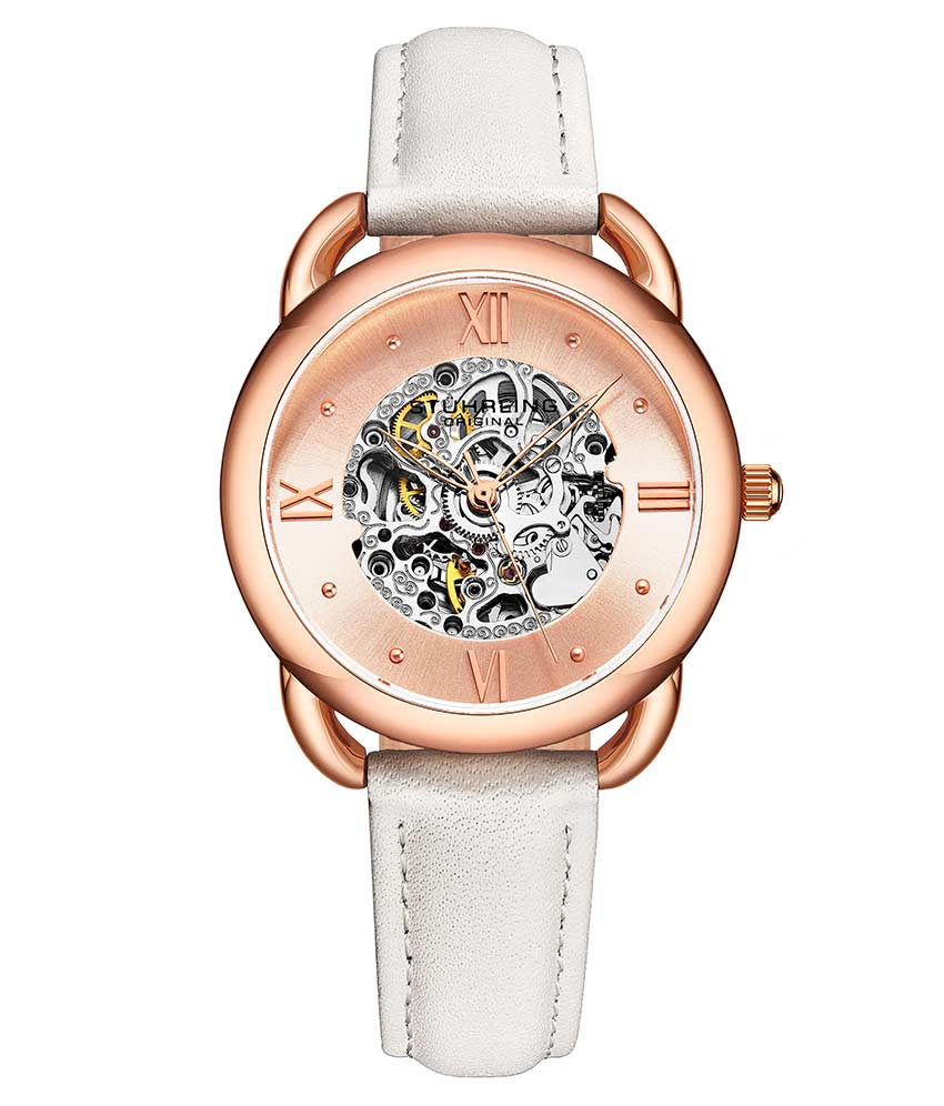 Rose Dial / Rose Case / White Band